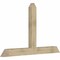 Ekena Millwork Portland Rough Sawn Timber Gable Bracket, Douglas Fir, 72"W x 45"H x 4"D x 6"F, 15/12 Pitch GBW072X45X0406POR00RDF - alternate 2